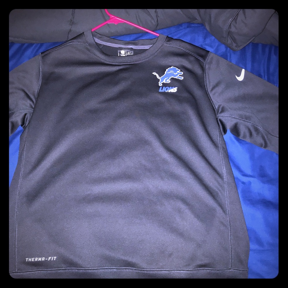 Nike Detroit Lions therma-fit crewneck sweatshirt